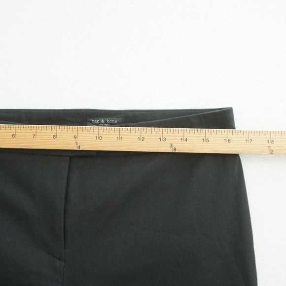 Rag & Bone Womens Black Skinny Leg Zip Ankle Cuff Pants Trousers Size 10 - Picture 7 of 12